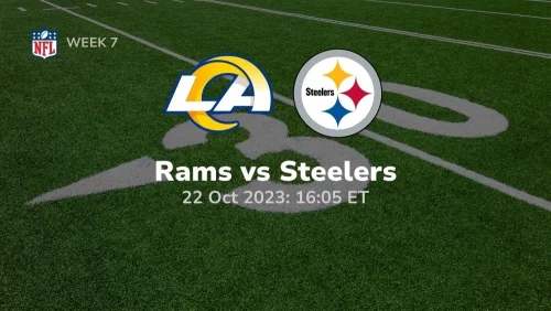 los angeles rams vs pittsburgh steelers prediction & betting tips 10/22/2023 sport preview
