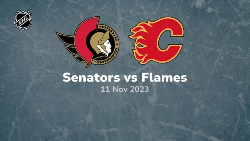 ottawa senators vs calgary flames prediction & betting tips 11/11/2023