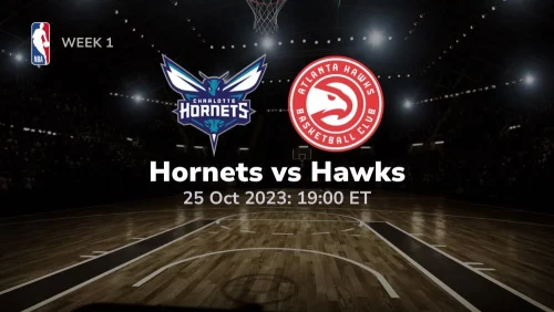 charlotte hornets vs atlanta hawks prediction & betting tips 10/25/2023 sport preview