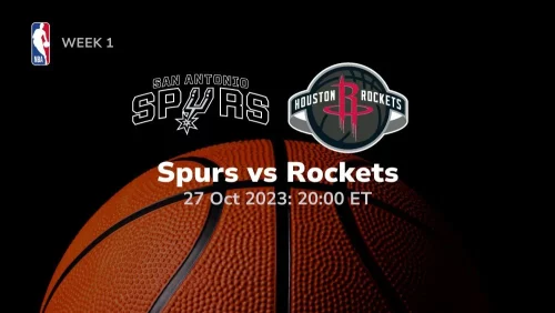 san-antonio-spurs-vs houston rockets prediction 10/27/2023 sport preview