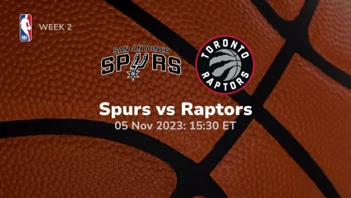 san antonio spurs vs toronto raptors prediction & betting tips 11/5/2023 sport preview