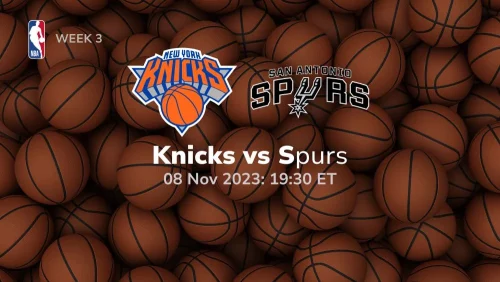 new york knicks vs san antonio spurs Prediction & Betting Tips 11/8/2023 sport preview