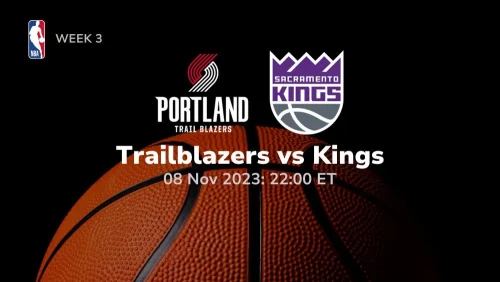 sacramento kings vs portland trail blazers Prediction & Betting Tips 11/8/2023 sport preview