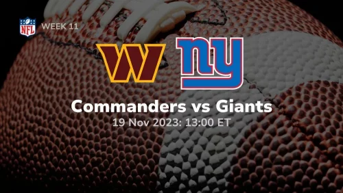 washington commanders vs new york giants prediction 11/19/2023 sport preview