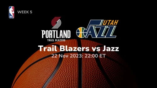 portland trail blazers vs utah jazz prediction 11/22/2023 sport preview