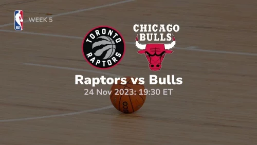 toronto raptors vs chicago bulls prediction 11/24/2023 sport preview
