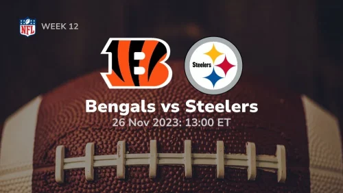 cincinnati bengals vs pittsburgh steelers prediction 11/26/2023 sport preview