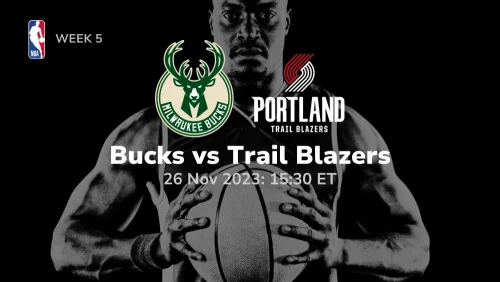 milwaukee bucks vs portland trail blazers prediction 11/26/2023 sport preview