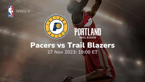 indiana pacers vs portland trail blazers prediction 11/27/2023 sport preview