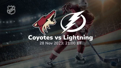 arizona coyotes vs tampa bay lightning 11/28/2023 sport preview