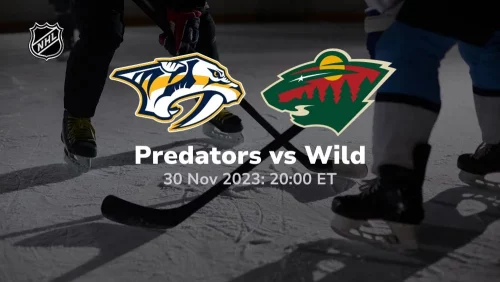 nashville predators vs minnesota wild 11/30/2023 sport preview