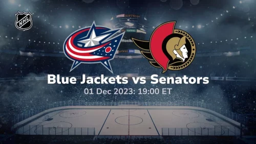 columbus blue jackets vs ottowa senators 12/01/2023 sport preview