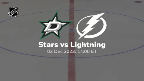 dallas stars vs tampa bay lightning 12/02/2023 sport preview