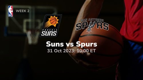 phoenix suns vs san antonio spurs prediction betting tips 10 31 2023